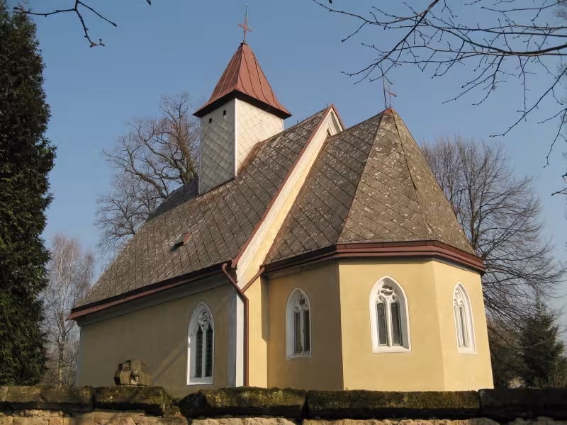 Dnešní pohled – kostel svatého Petra a Pavla (Stav)