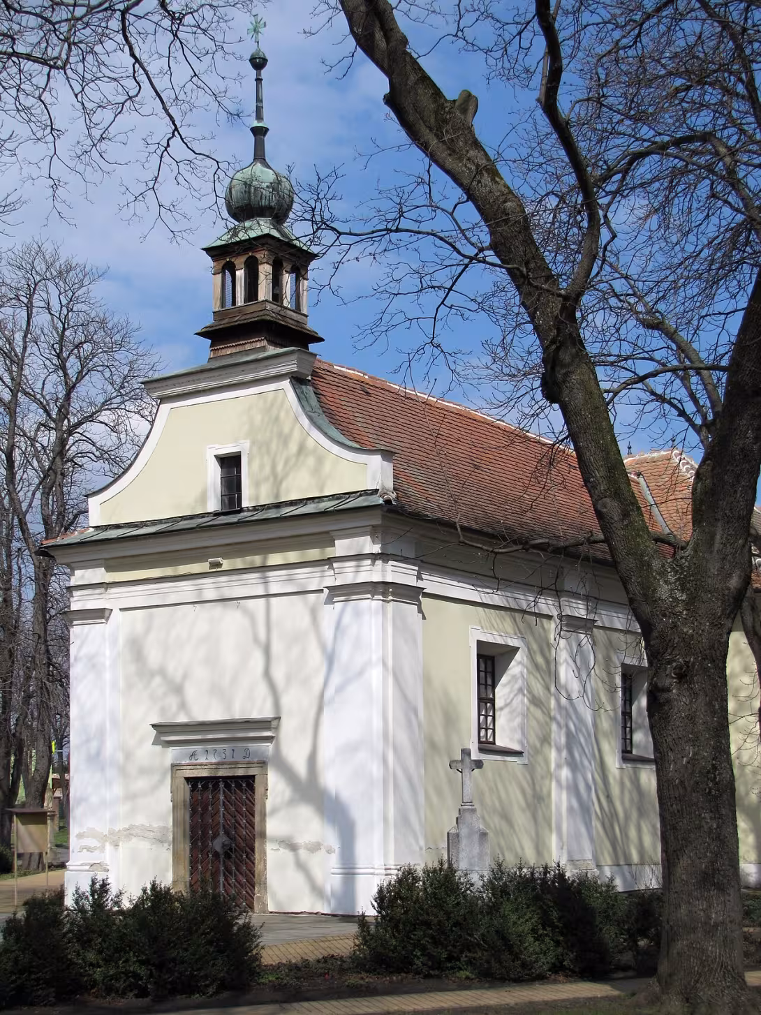 Dzisiejszy widok – kostel svatého Vendelína (Čejč)