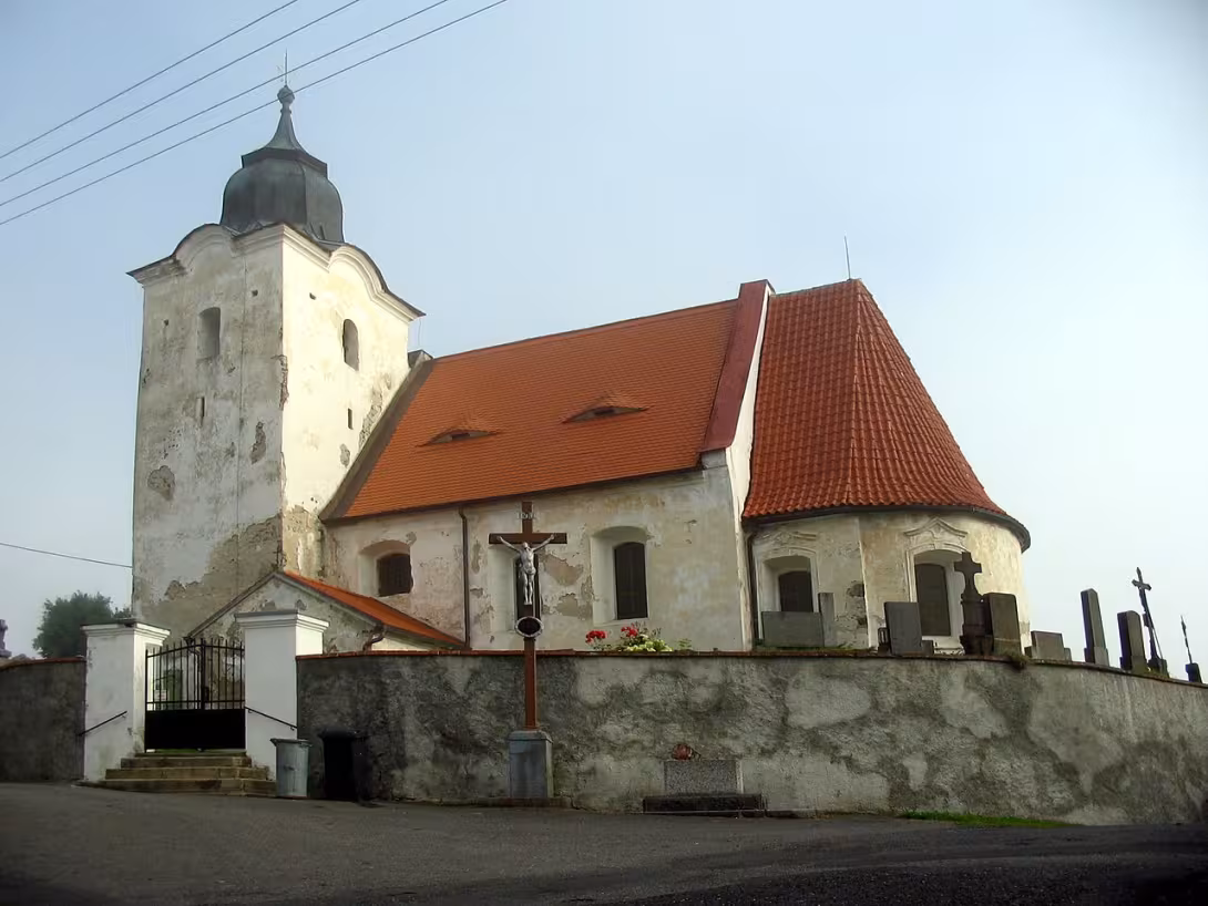 Dnešní pohled – kostel svatého Václava (Bukovník)