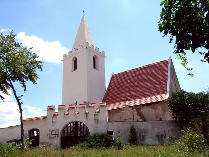 Dnešní pohled – kostel svatého Václava (Staré Ždánice)