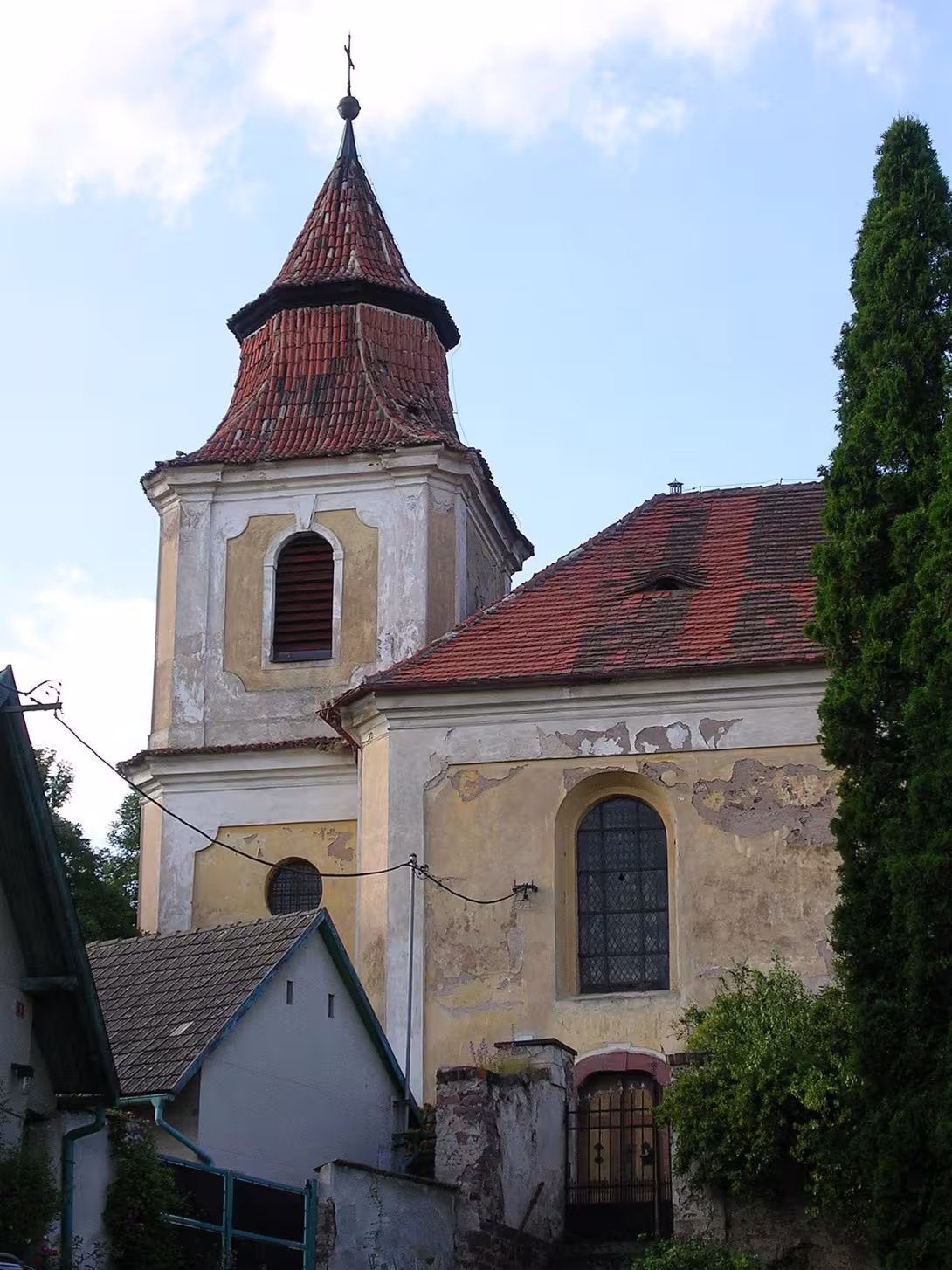 Dnešní pohled – kostel svatého Václava (Konojedy)