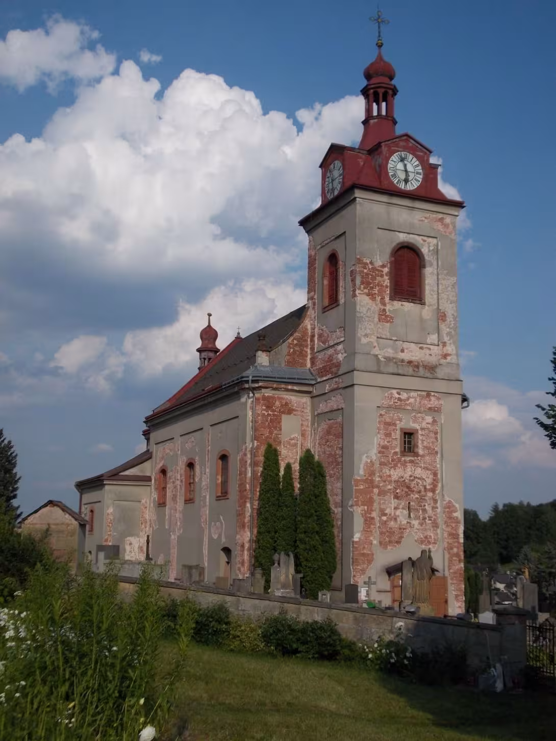 Heutige Ansicht – kostel svatého Václava (Dolní Kalná)
