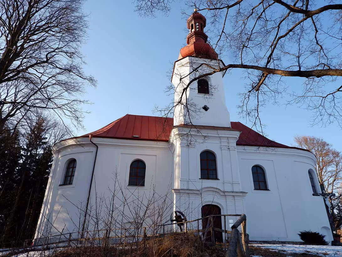 Dnešní pohled – poutní kostel svaté Anny