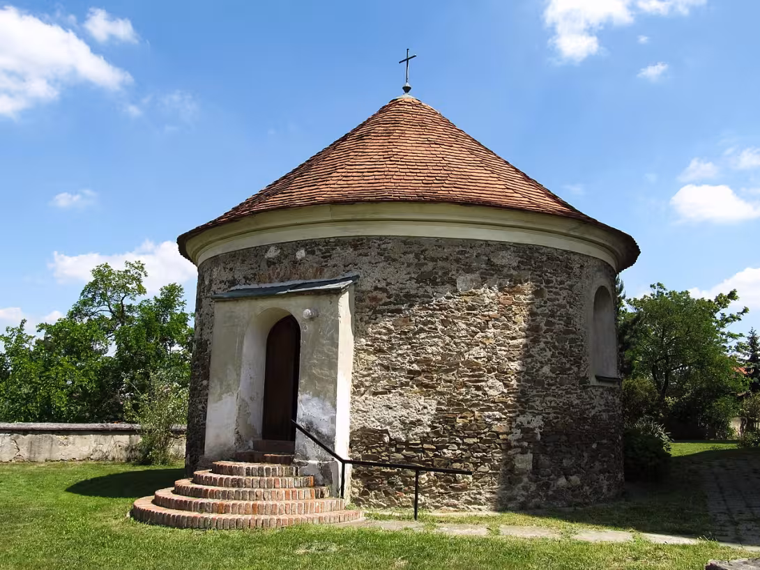 Dnešní pohled – rotunda sv. Oldřicha