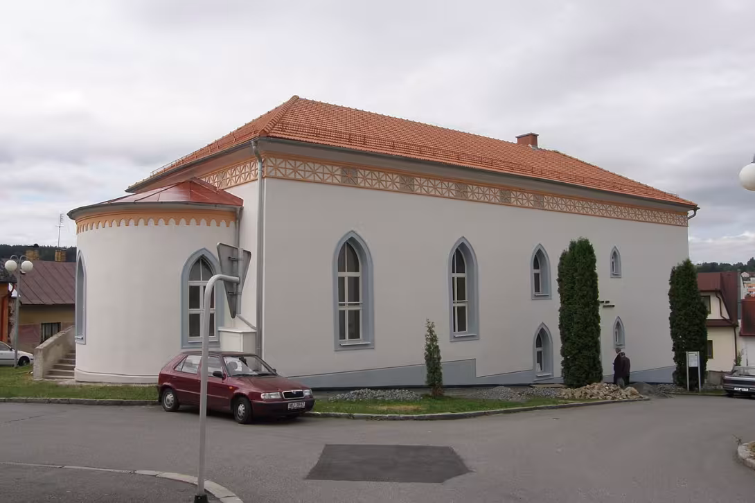 Dnešní pohled – synagoga v Humpolci