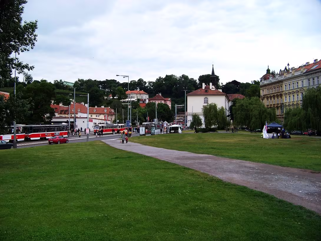 Dnešní pohled – Klárov