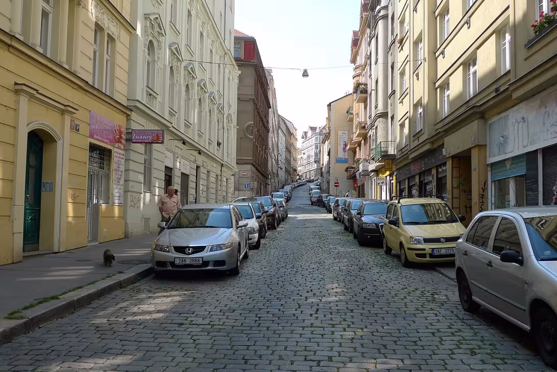 Dnešní pohled – Krymská