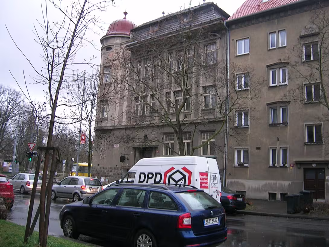 Dnešní pohled – Mánesova (Jižní Předměstí)
