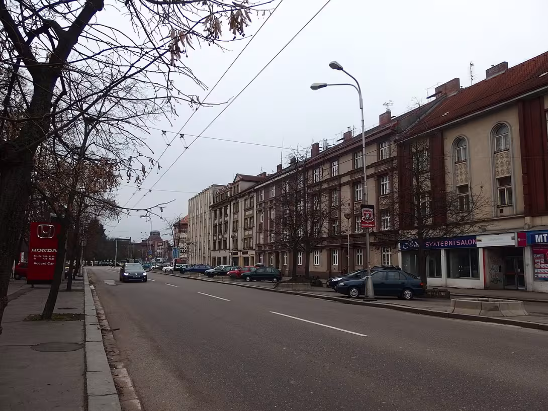 Dnešní pohled – Třída Karla IV.