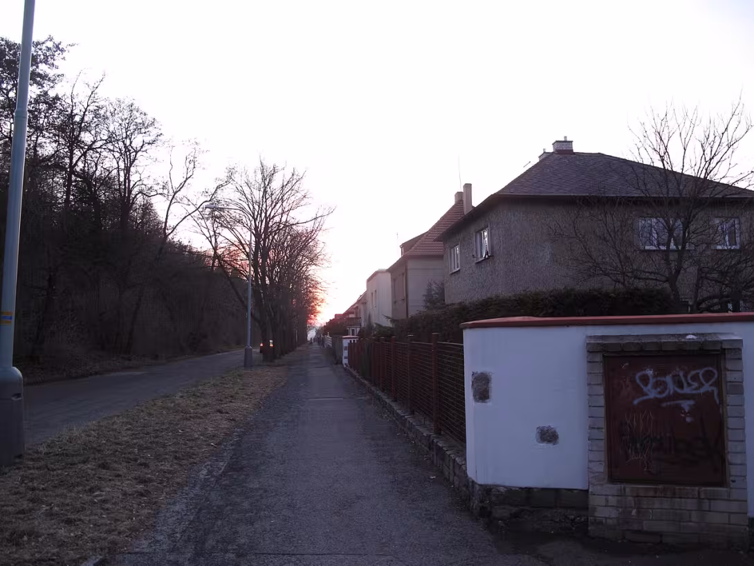 Dnešní pohled – V chaloupkách