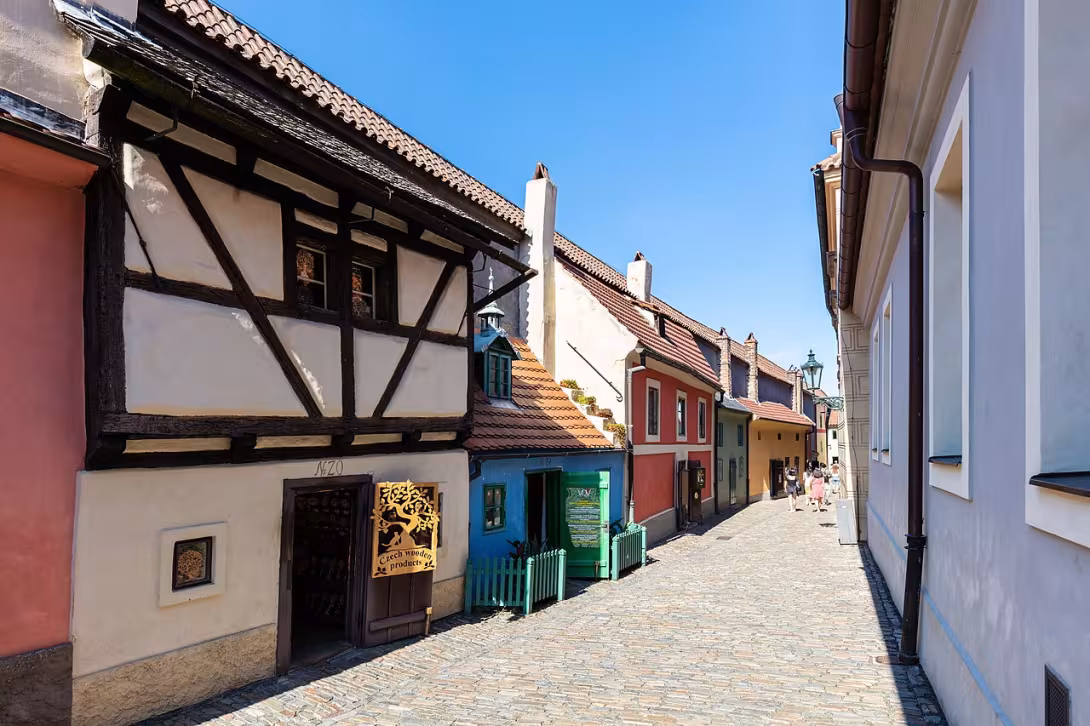 Dnešní pohled – Zlatá ulička