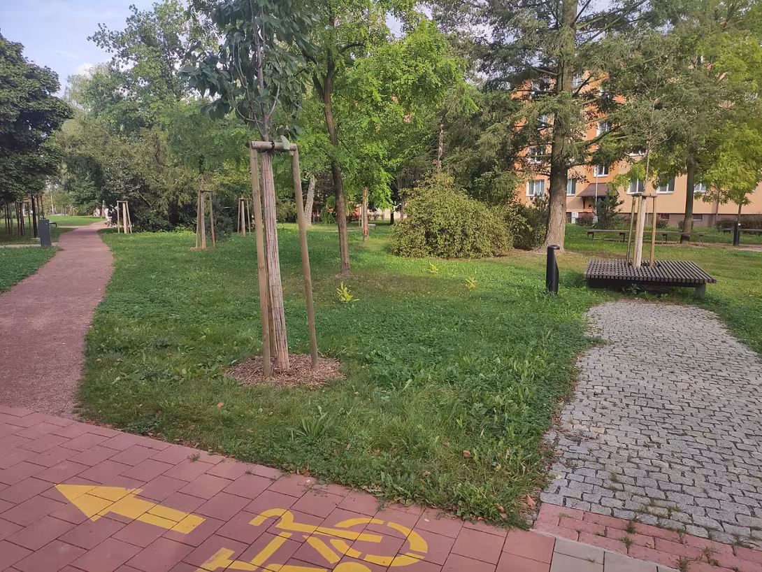 Dzisiejszy widok – náměstí Družby