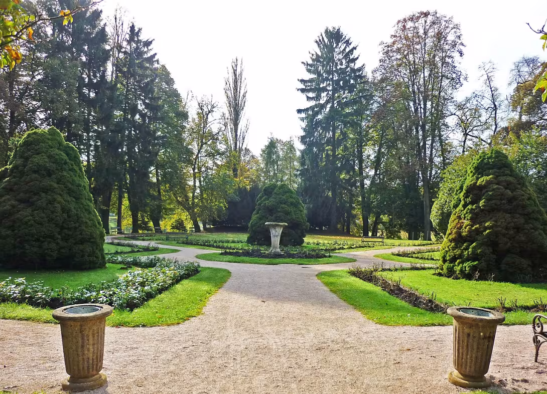 Dzisiejszy widok – Jiráskovy sady (Hradec Králové)