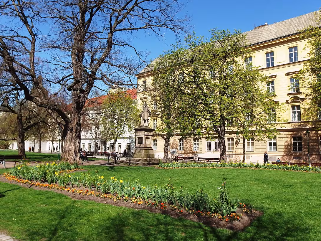Dnešní pohled – Okružní městské sady
