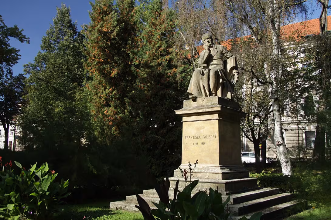 Dnešní pohled – Palackého sady