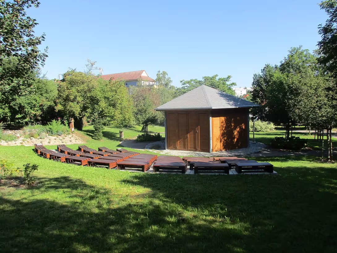 Dnešní pohled – Park Adolfa Borna