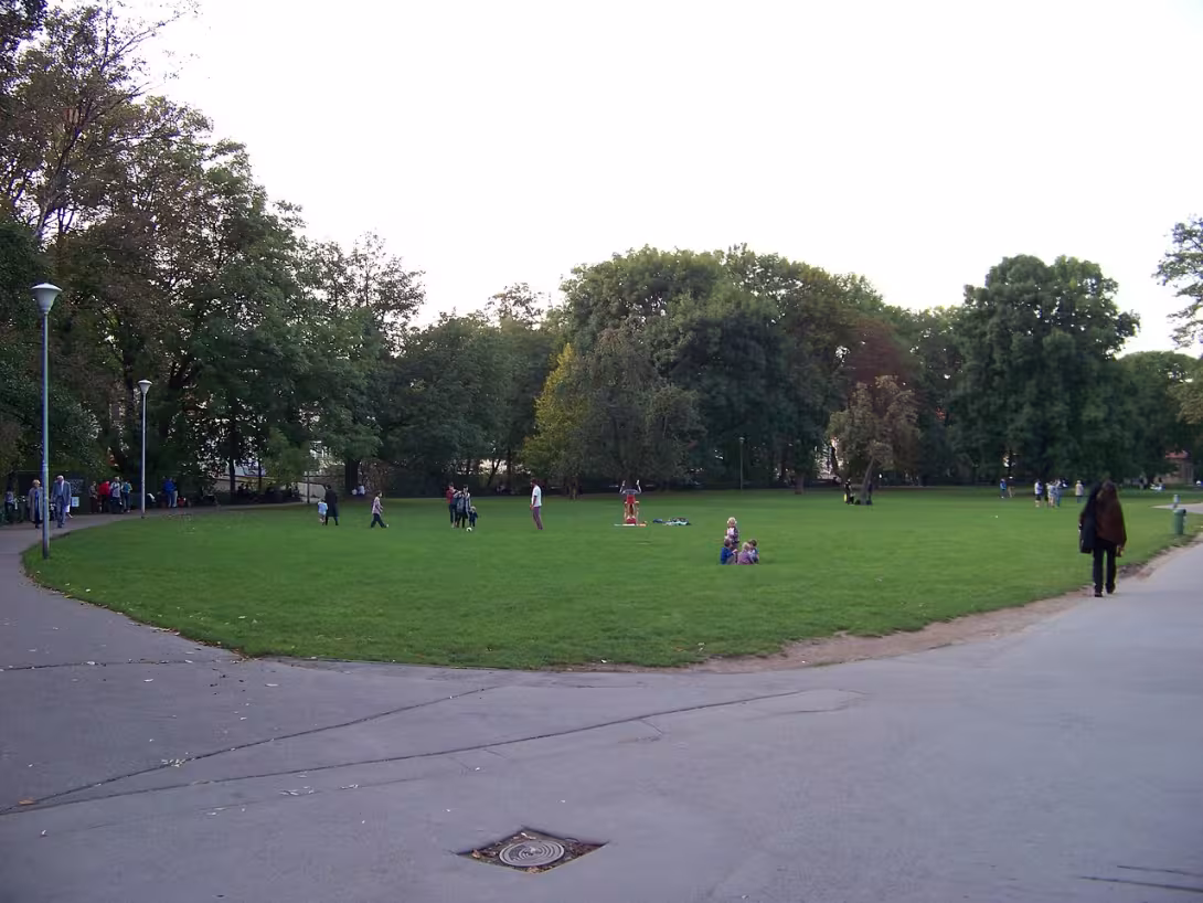 Dnešní pohled – Park Kampa