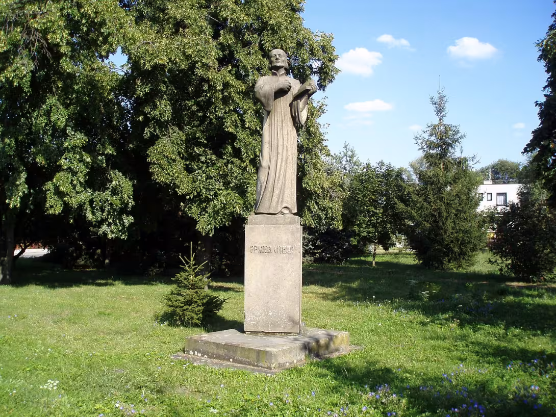 Dnešní pohled – Park Mistra Jana Husa