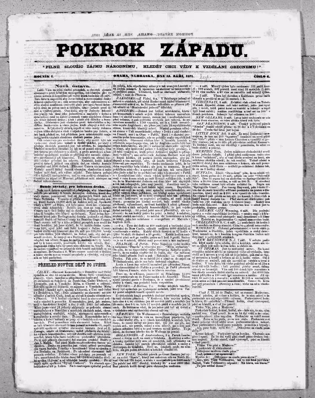 Dnešní pohled – Pokrok