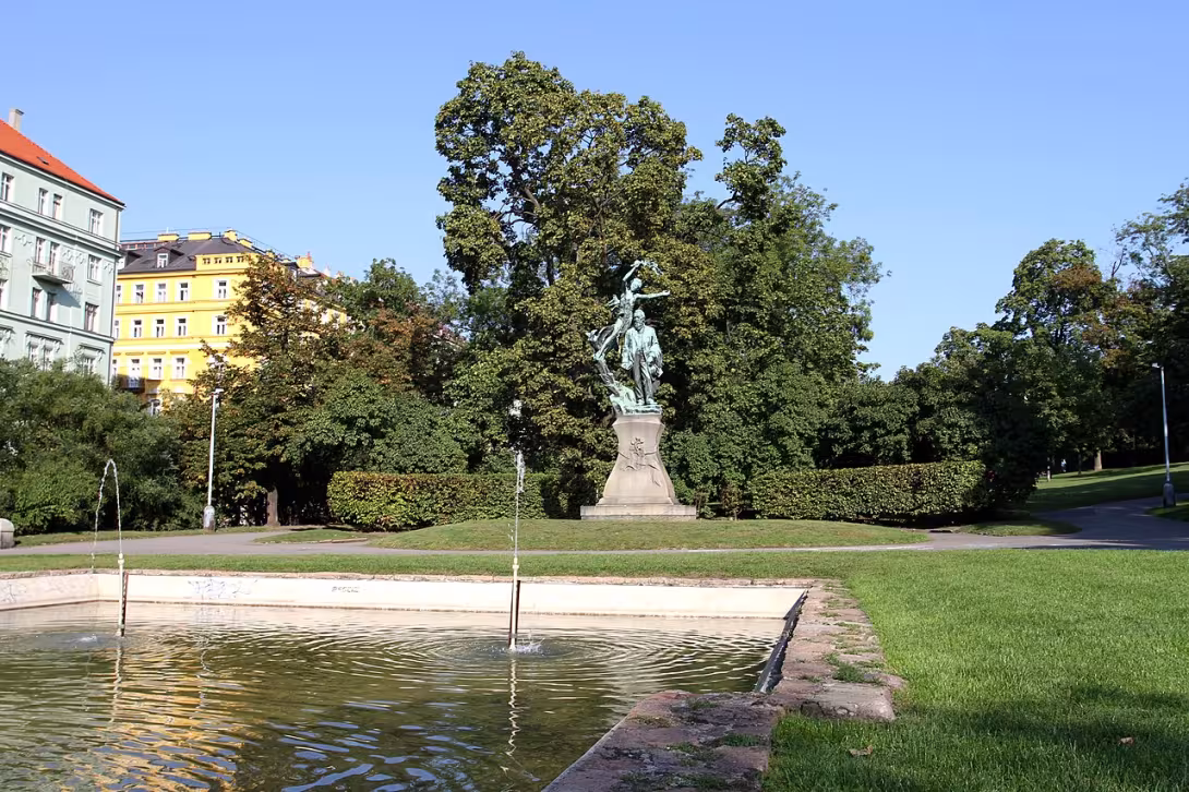 Dnešní pohled – Sady Svatopluka Čecha