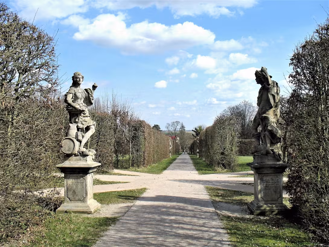 Dnešní pohled – Zámecké parky v Lysé nad Labem