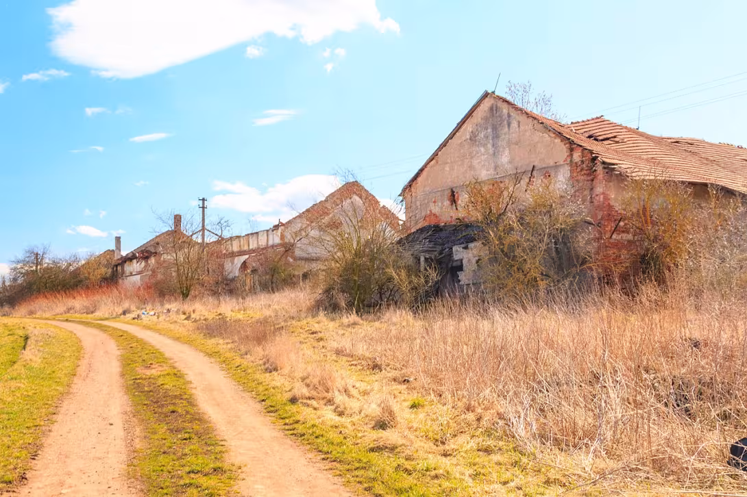 Dnešní pohled – Dvůr Oktaviánov