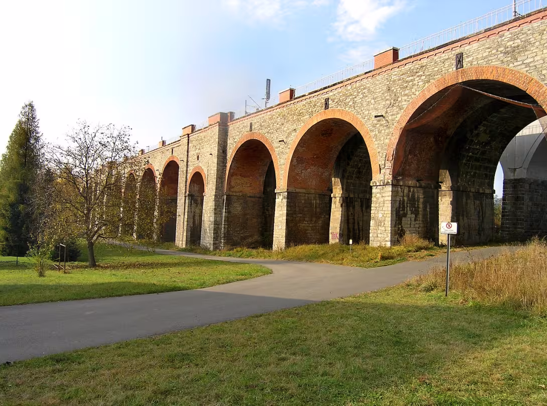 Dnešní pohled – Hranické viadukty