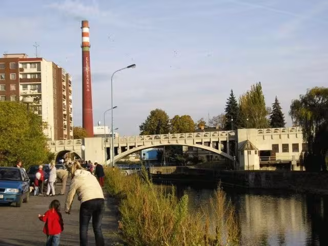 Dnešní pohled – Masarykův most (Kolín)