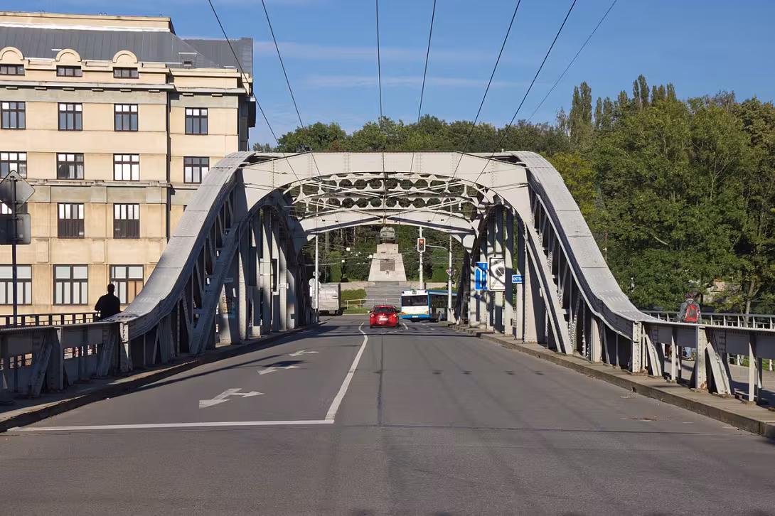 Heutige Ansicht – most Miloše Sýkory