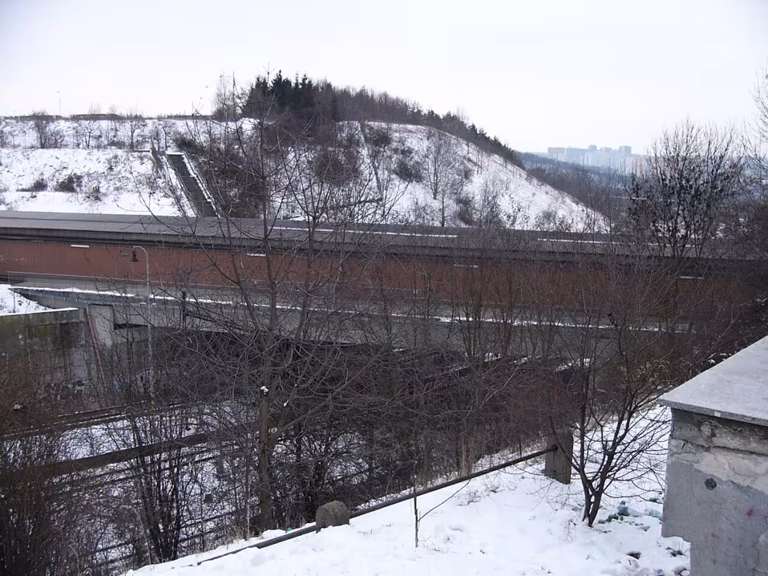 Dnešní pohled – most metra na Kačerově