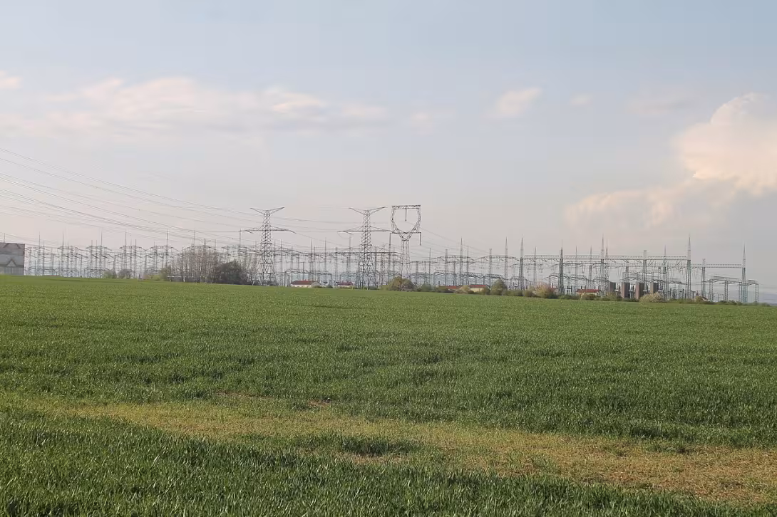 Dnešní pohled – rozvodna Hradec