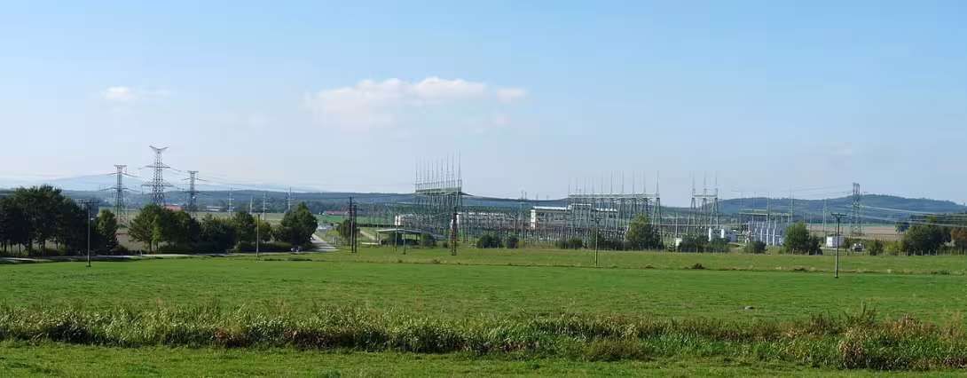 Dnešní pohled – rozvodna Kočín