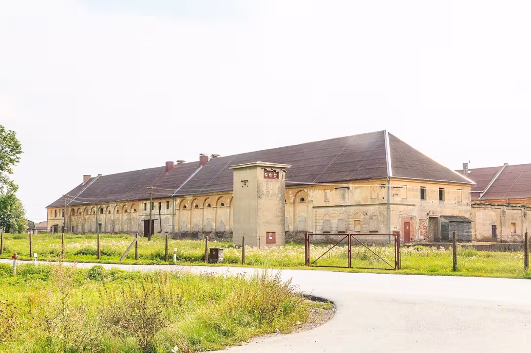 Dnešní pohled – statek Ostrov