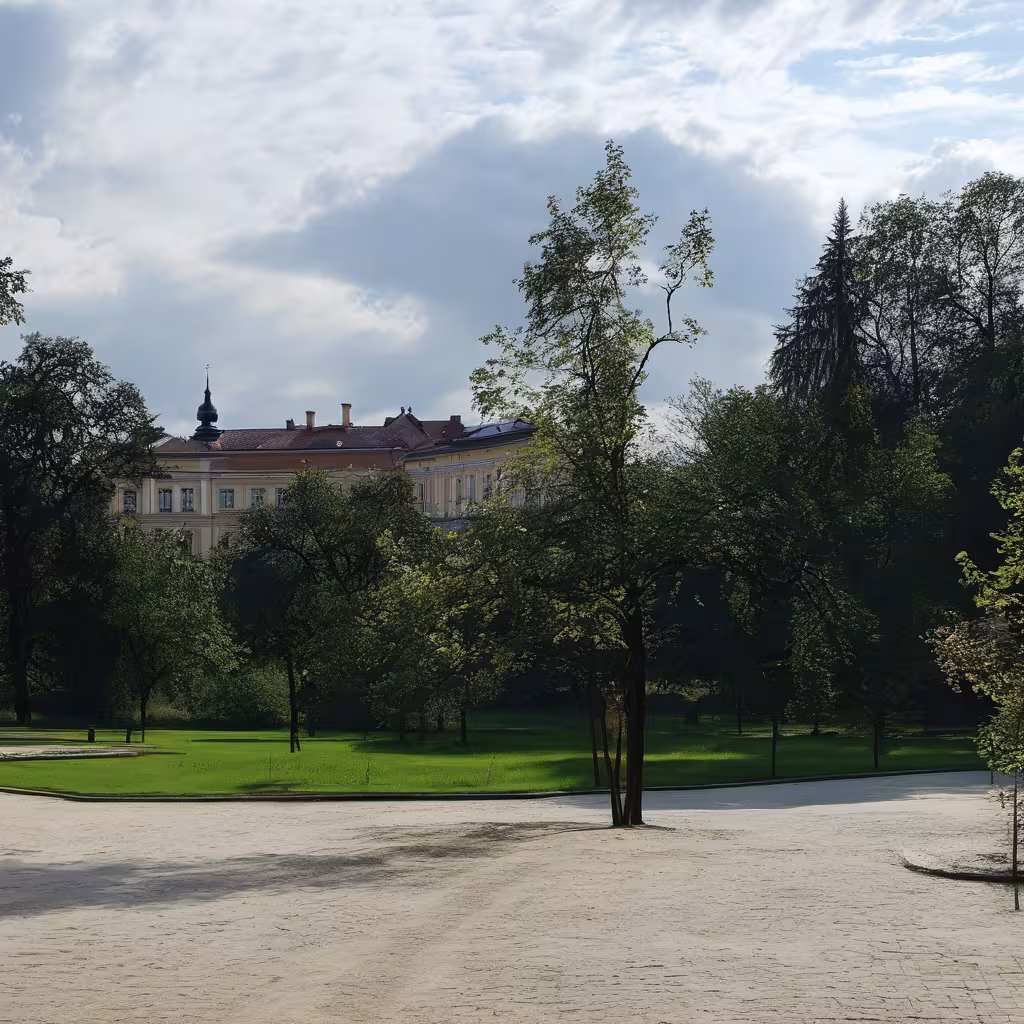 Historická podoba – Čelakovského sady