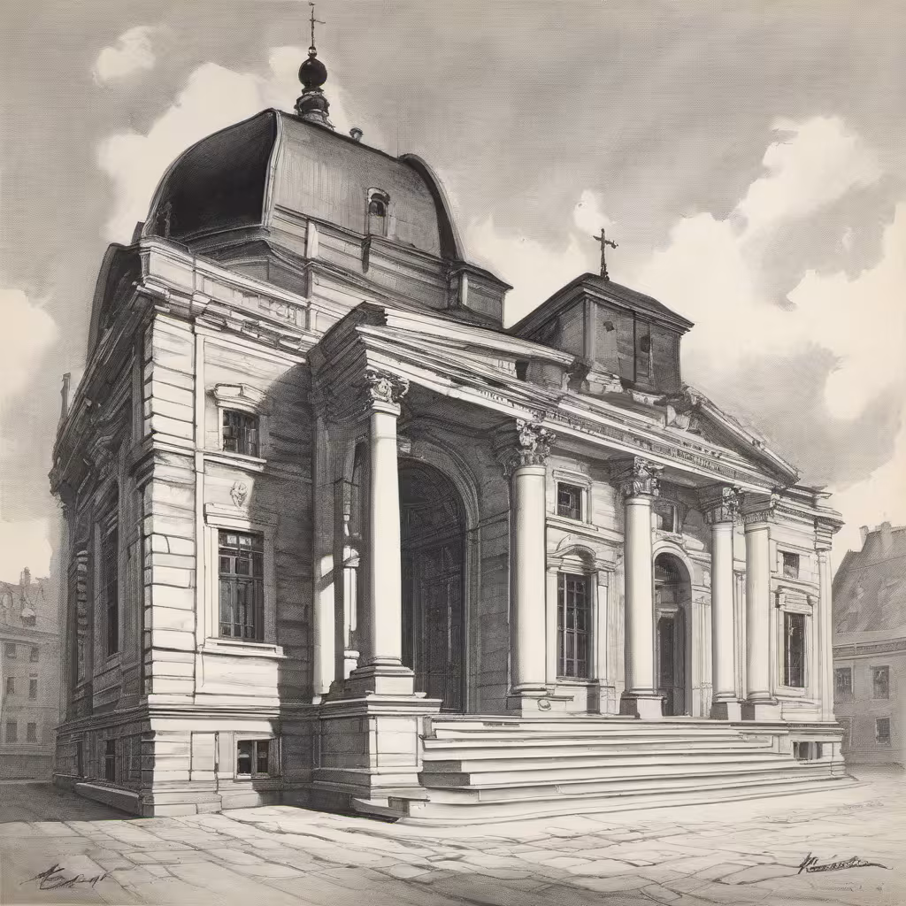 Historická podoba – Akademie múzických umění v Praze