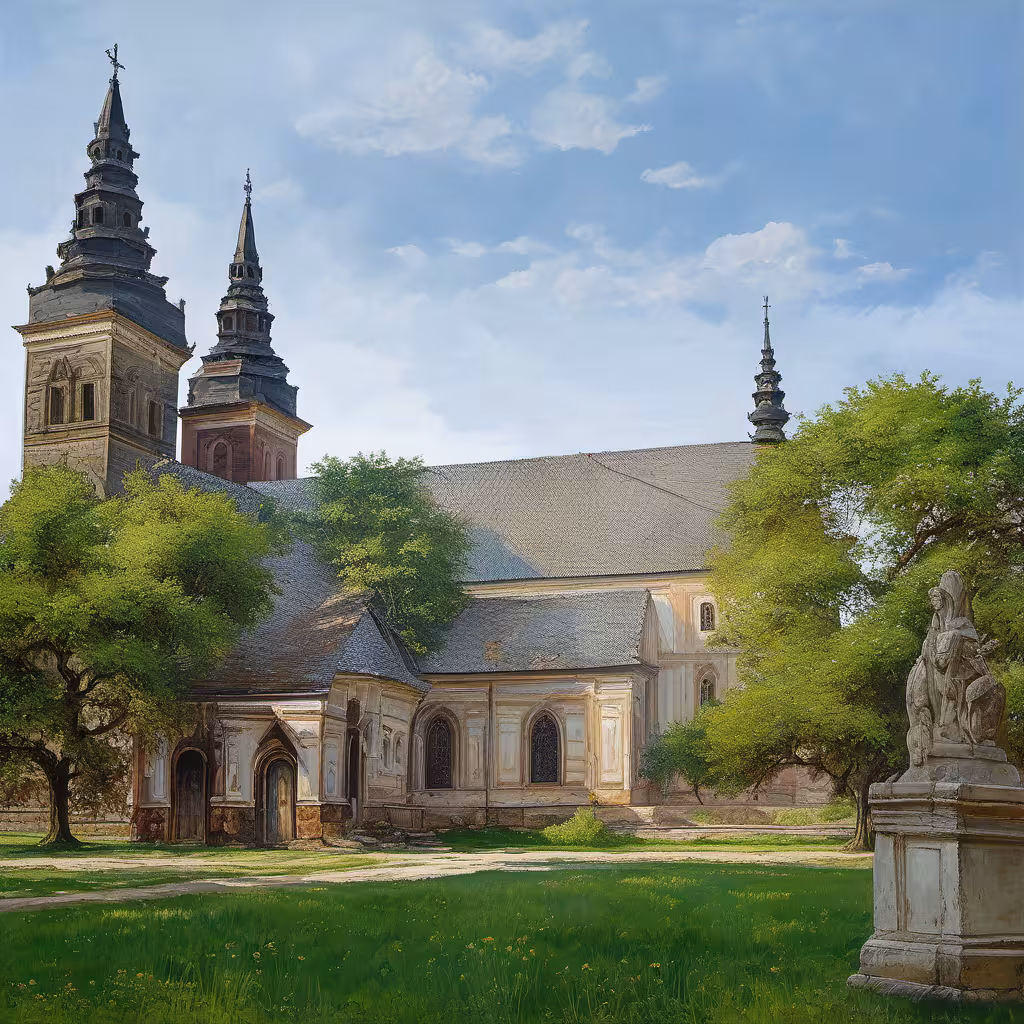 Historická podoba – Bazilika svatých Petra a Pavla na Vyšehradě