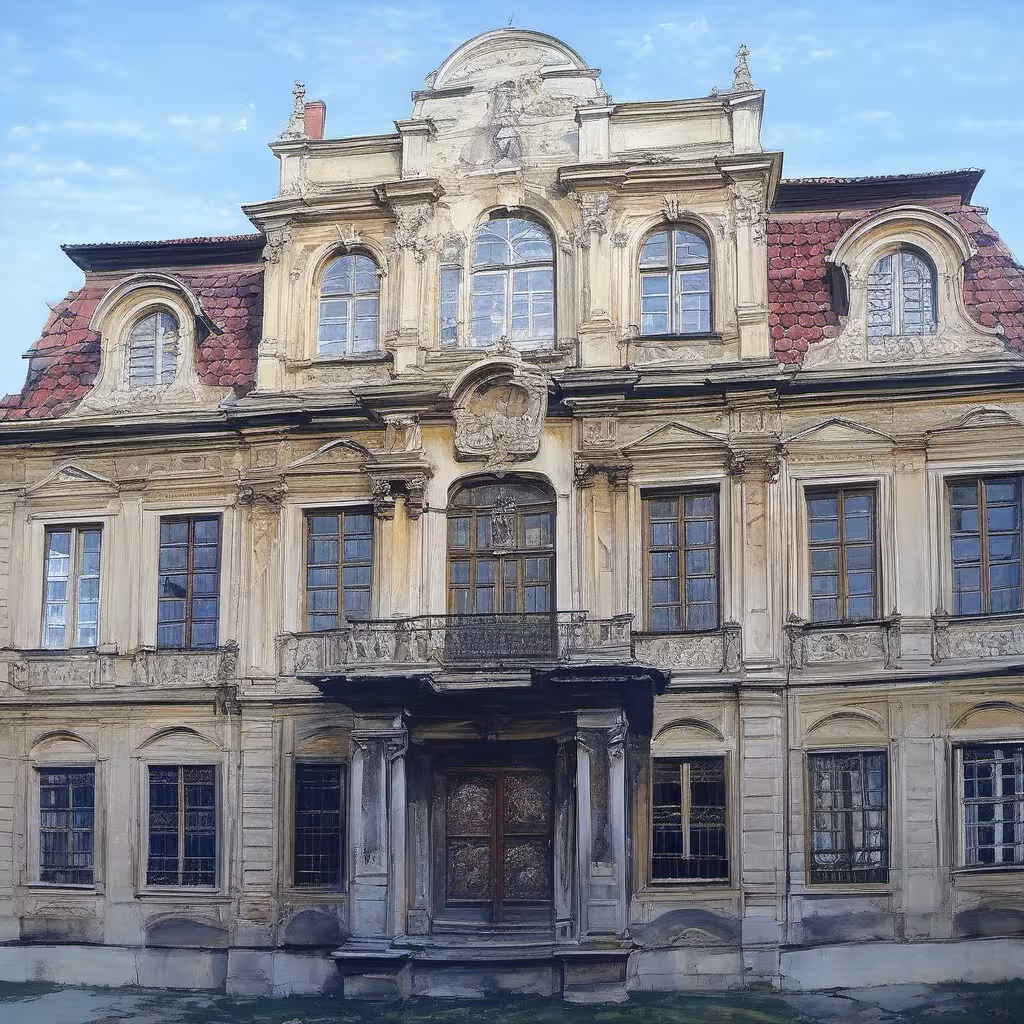 Historická podoba – Blücherův palác