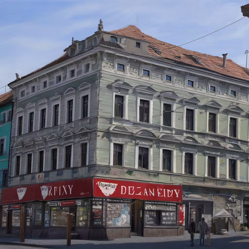 Wygląd historyczny – Chvorovský dům
