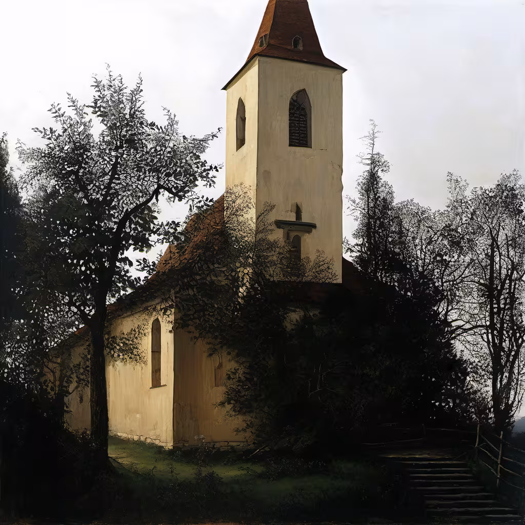 Historická podoba – kostel Božského Srdce Páně (Terezín)