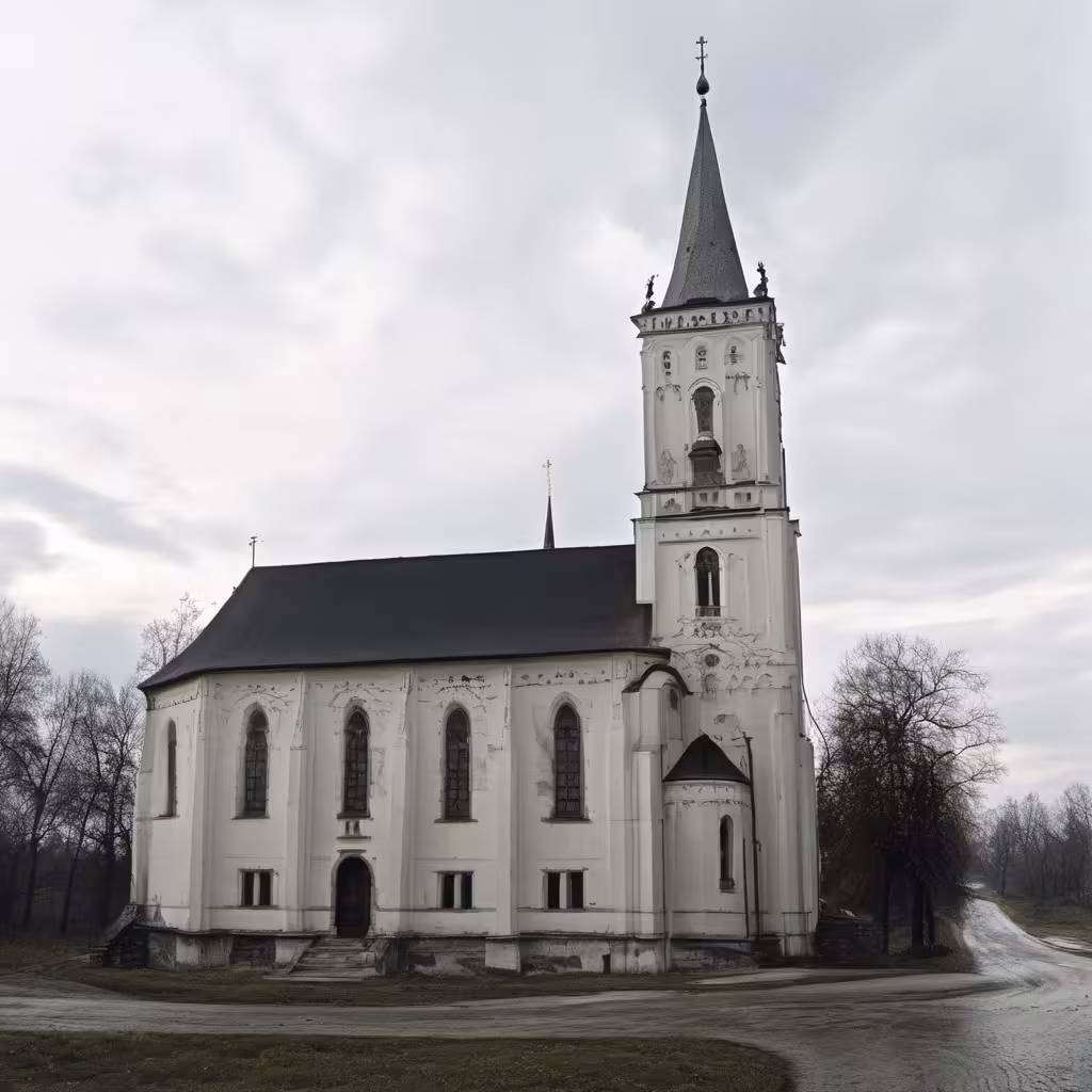 Historisches Erscheinungsbild – Kostel Církve československé husitské (Bruntál)