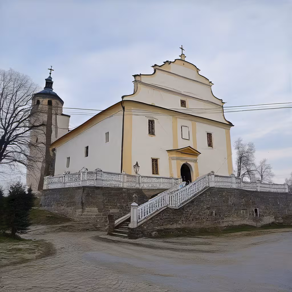Historická podoba – kostel Nejsvětější Trojice (Horní Dunajovice)