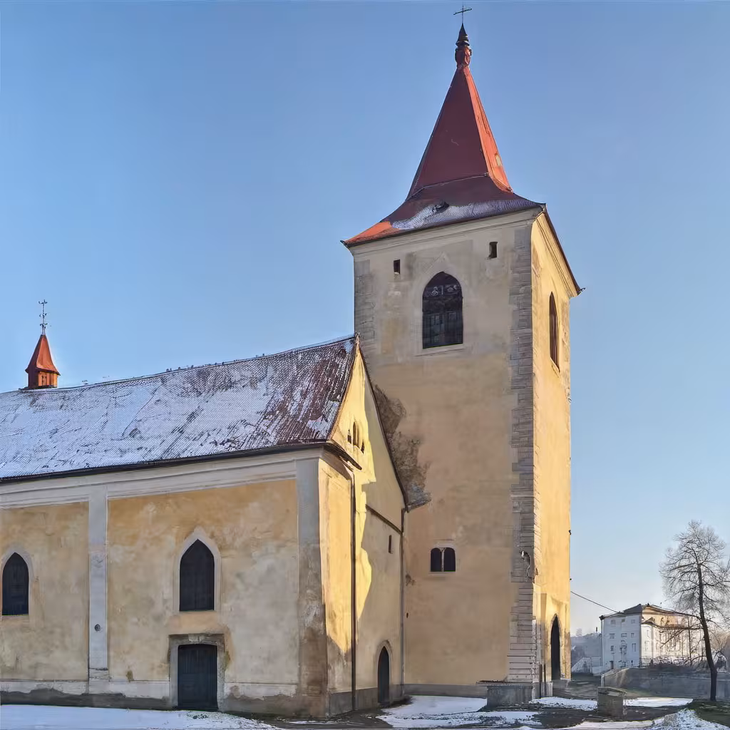 Historická podoba – kostel Stětí svatého Jana Křtitele (Týnec nad Labem)