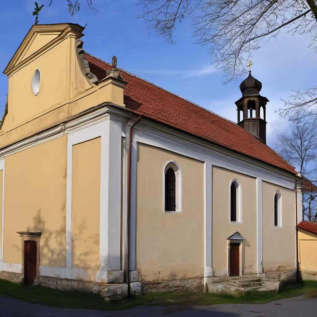 Historická podoba – Kostel svatého Bartoloměje (Bílence)