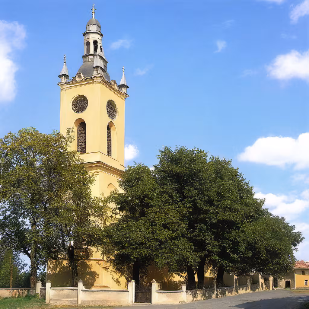 Historická podoba – Kostel svatého Cyrila a Metoděje (Nebušice)