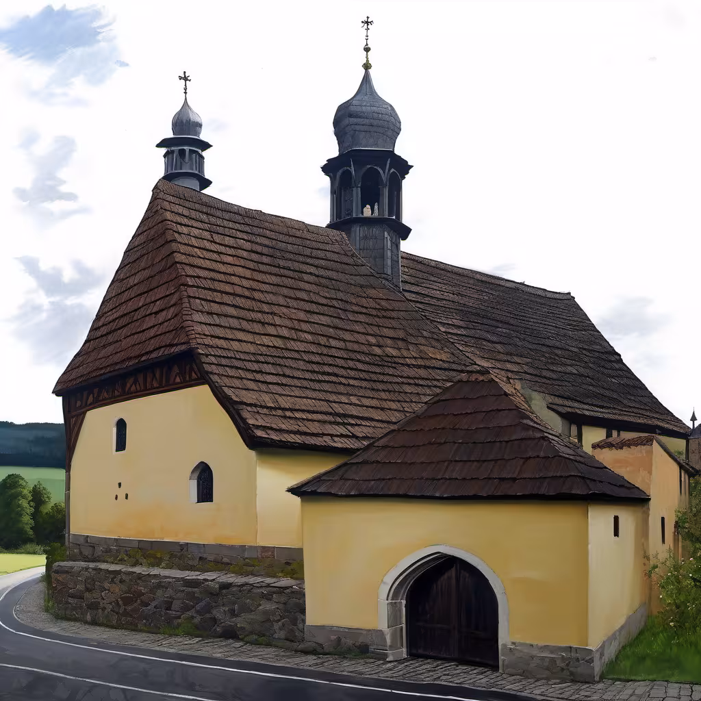 Historická podoba – Kostel svatého Erharda
