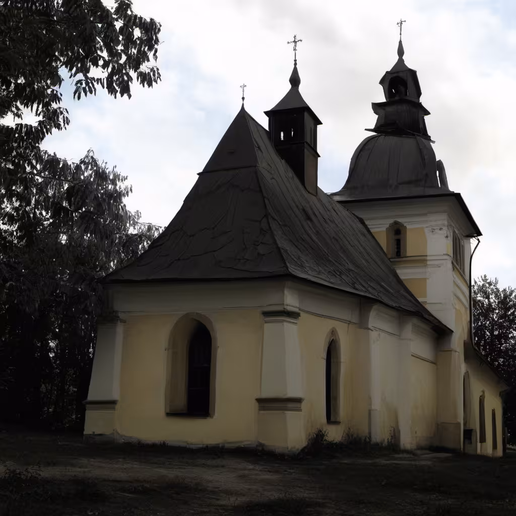 Wygląd historyczny – Kostel svatého Filipa a Jakuba (Lukavice)