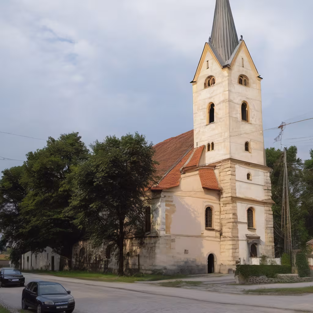 Historická podoba – kostel svatého Filipa a Jakuba ve Zlíně