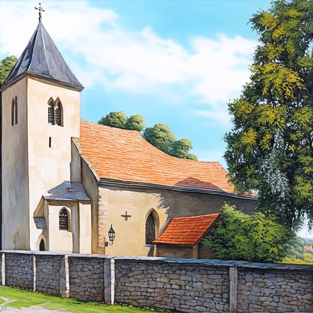Historická podoba – kostel svatého Jakuba Staršího (Raná)