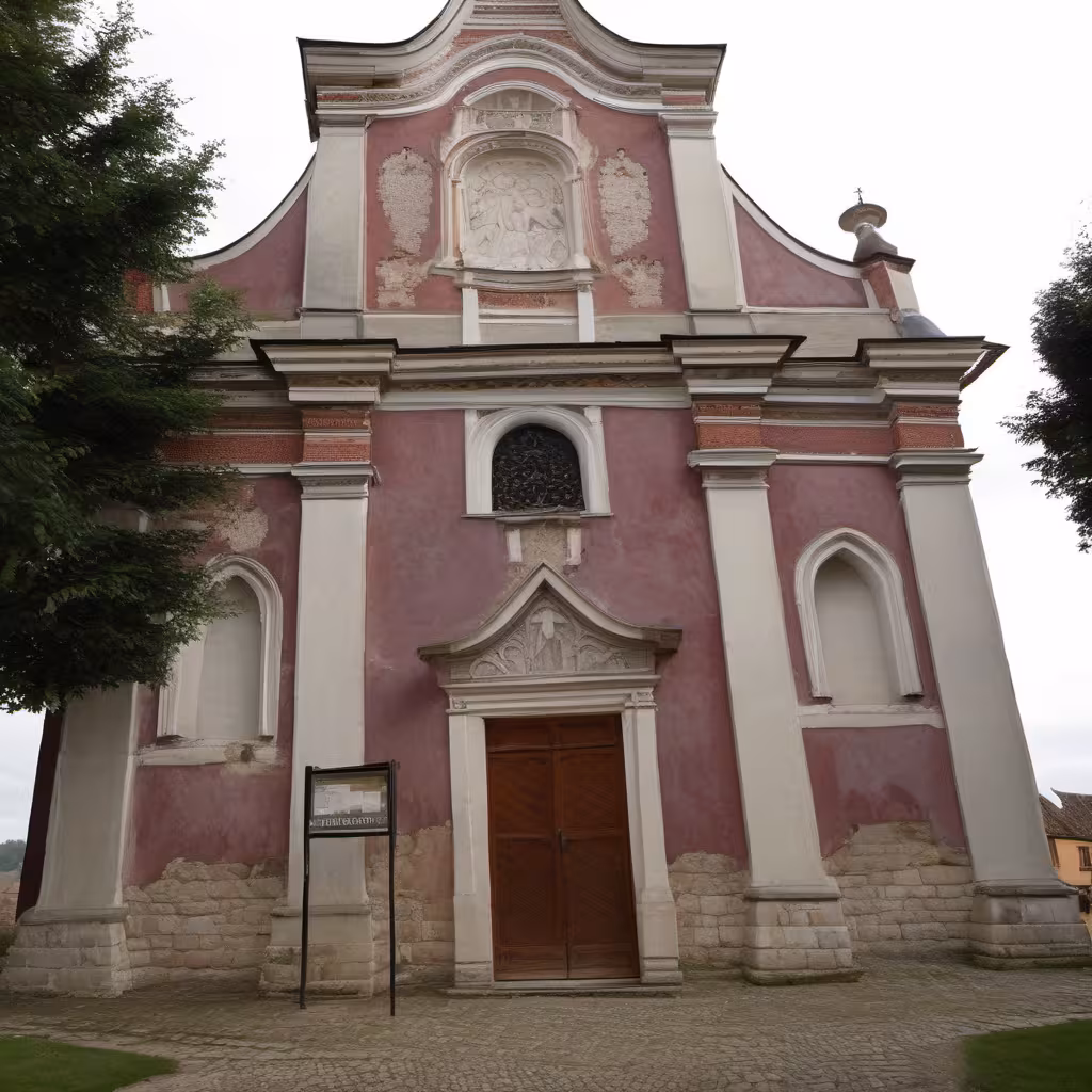 Historická podoba – Kostel svatého Jana Křtitele (Byšice)