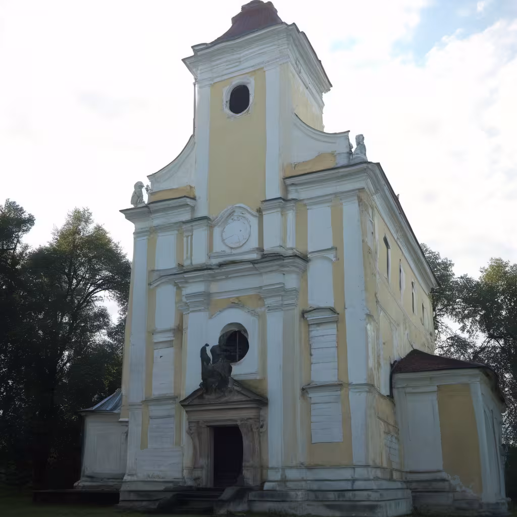 Historická podoba – Kostel svatého Jana Nepomuckého (Pohořelice)